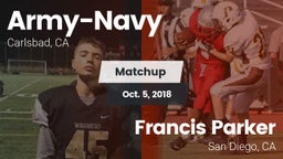 Matchup: Army-Navy High vs. Francis Parker  2018