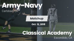 Matchup: Army-Navy High vs. Classical Academy  2018