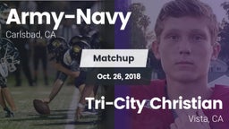 Matchup: Army-Navy High vs. Tri-City Christian  2018