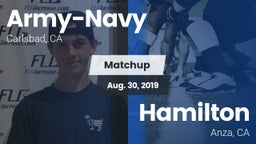 Matchup: Army-Navy High vs. Hamilton  2019