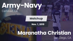 Matchup: Army-Navy High vs. Maranatha Christian  2019
