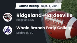 Recap: Ridgeland-Hardeeville vs. Whale Branch Early College  2023