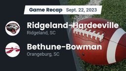 Recap: Ridgeland-Hardeeville vs. Bethune-Bowman  2023