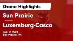 Sun Prairie vs Luxemburg-Casco  Game Highlights - Feb. 2, 2021
