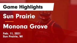 Sun Prairie vs Monona Grove  Game Highlights - Feb. 11, 2021