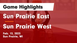 Sun Prairie East  vs Sun Prairie West  Game Highlights - Feb. 13, 2023