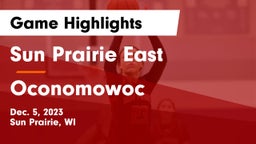 Sun Prairie East  vs Oconomowoc  Game Highlights - Dec. 5, 2023