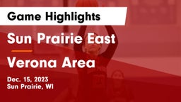 Sun Prairie East  vs Verona Area  Game Highlights - Dec. 15, 2023