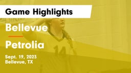 Bellevue  vs Petrolia  Game Highlights - Sept. 19, 2023
