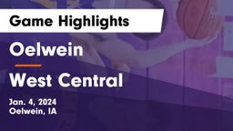 Oelwein  vs West Central  Game Highlights - Jan. 4, 2024