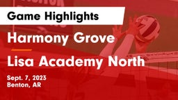 Harmony Grove  vs Lisa Academy North Game Highlights - Sept. 7, 2023