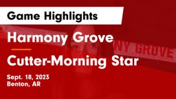 Harmony Grove  vs Cutter-Morning Star  Game Highlights - Sept. 18, 2023