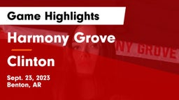 Harmony Grove  vs Clinton  Game Highlights - Sept. 23, 2023