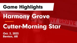Harmony Grove  vs Cutter-Morning Star  Game Highlights - Oct. 2, 2023