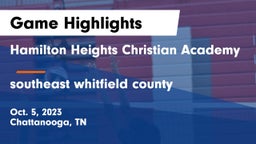 Hamilton Heights Christian Academy  vs southeast whitfield county  Game Highlights - Oct. 5, 2023