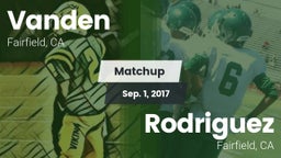 Matchup: Vanden  vs. Rodriguez  2017