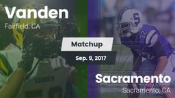 Matchup: Vanden  vs. Sacramento  2017