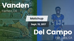 Matchup: Vanden  vs. Del Campo  2017