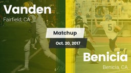 Matchup: Vanden  vs. Benicia  2017