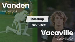 Matchup: Vanden  vs. Vacaville  2019