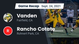 Recap: Vanden  vs. Rancho Cotate  2021