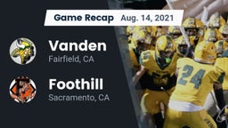 Recap: Vanden  vs. Foothill  2021