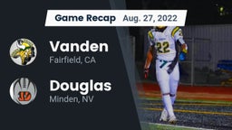 Recap: Vanden  vs. Douglas  2022