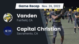 Recap: Vanden  vs. Capital Christian  2022