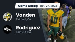 Recap: Vanden  vs. Rodriguez  2023
