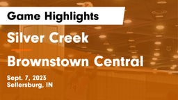 Silver Creek  vs Brownstown Central  Game Highlights - Sept. 7, 2023