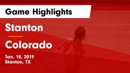 Stanton  vs Colorado  Game Highlights - Jan. 18, 2019