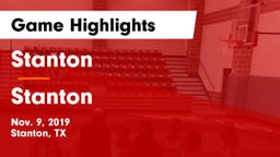 Stanton  vs Stanton  Game Highlights - Nov. 9, 2019