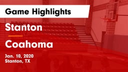 Stanton  vs Coahoma  Game Highlights - Jan. 10, 2020