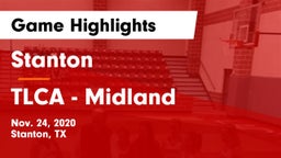 Stanton  vs TLCA - Midland Game Highlights - Nov. 24, 2020