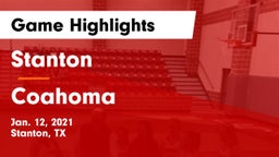 Stanton  vs Coahoma  Game Highlights - Jan. 12, 2021