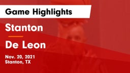 Stanton  vs De Leon  Game Highlights - Nov. 20, 2021