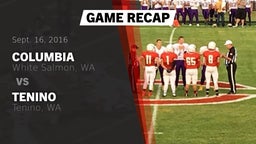 Recap: Columbia  vs. Tenino  2016