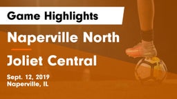 Naperville North  vs Joliet Central Game Highlights - Sept. 12, 2019