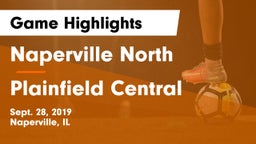 Naperville North  vs Plainfield Central  Game Highlights - Sept. 28, 2019