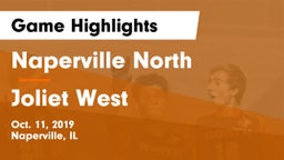 Naperville North  vs Joliet West  Game Highlights - Oct. 11, 2019