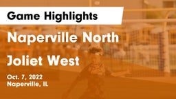 Naperville North  vs Joliet West  Game Highlights - Oct. 7, 2022