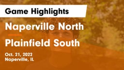 Naperville North  vs Plainfield South  Game Highlights - Oct. 21, 2022