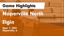 Naperville North  vs Elgin  Game Highlights - Sept. 7, 2023