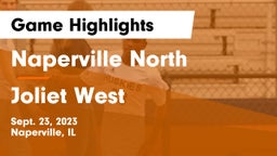 Naperville North  vs Joliet West  Game Highlights - Sept. 23, 2023