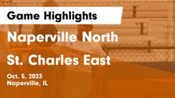 Naperville North  vs St. Charles East  Game Highlights - Oct. 5, 2023