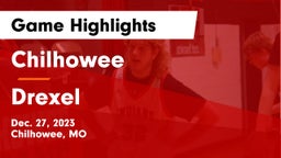 Chilhowee  vs Drexel  Game Highlights - Dec. 27, 2023