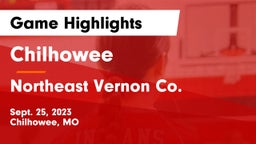 Chilhowee  vs Northeast Vernon Co.  Game Highlights - Sept. 25, 2023