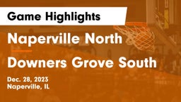 Naperville North  vs Downers Grove South  Game Highlights - Dec. 28, 2023