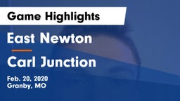 East Newton  vs Carl Junction  Game Highlights - Feb. 20, 2020