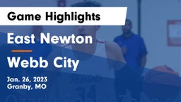 East Newton  vs Webb City  Game Highlights - Jan. 26, 2023